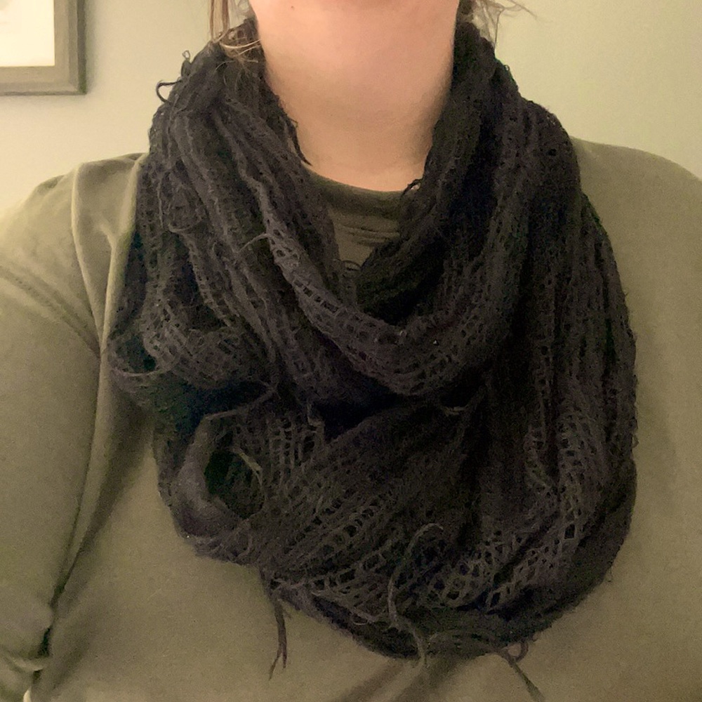 Black Infinity scarf